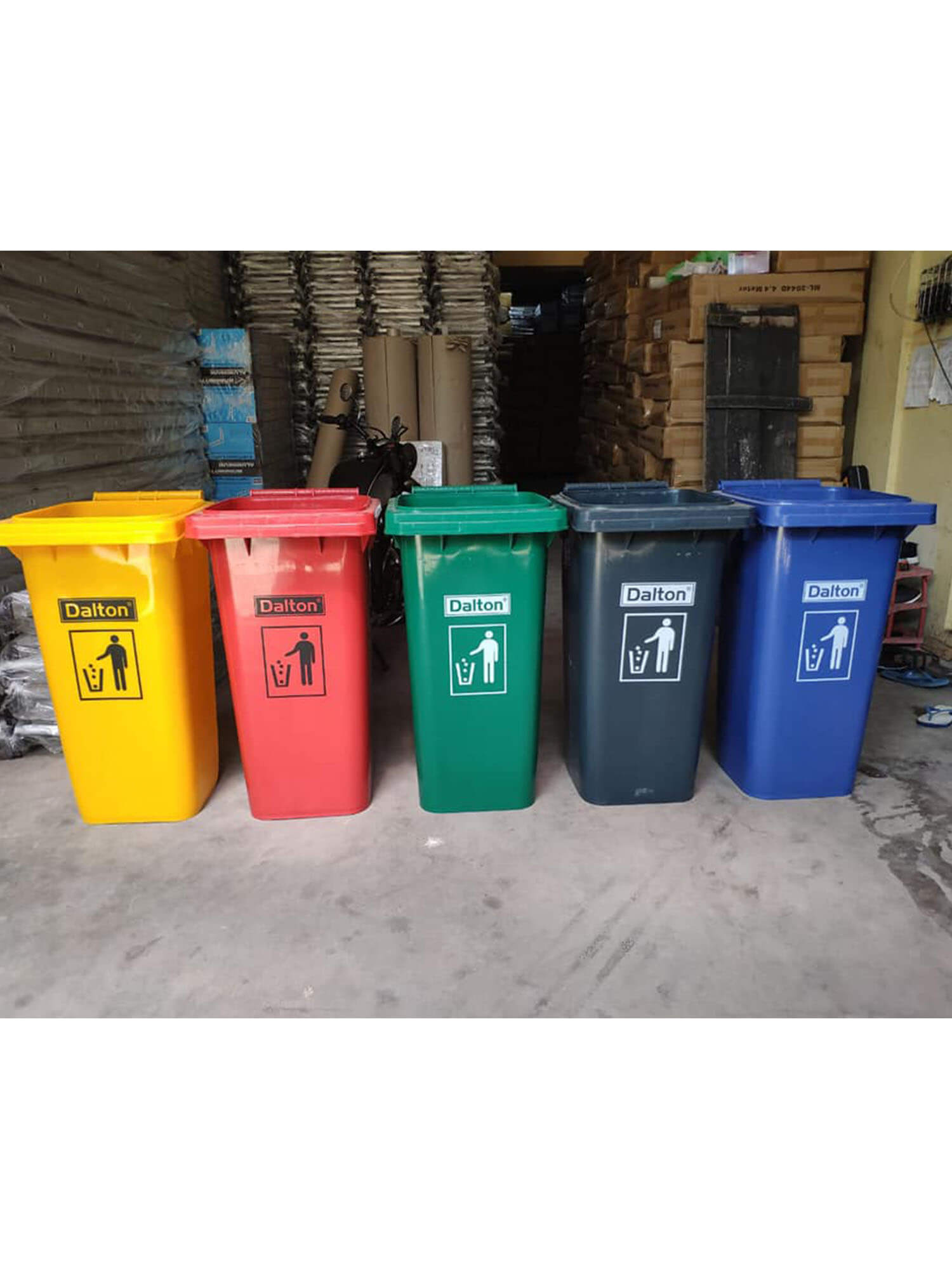 Tempat sampah beroda 120 liter - Gambar 2