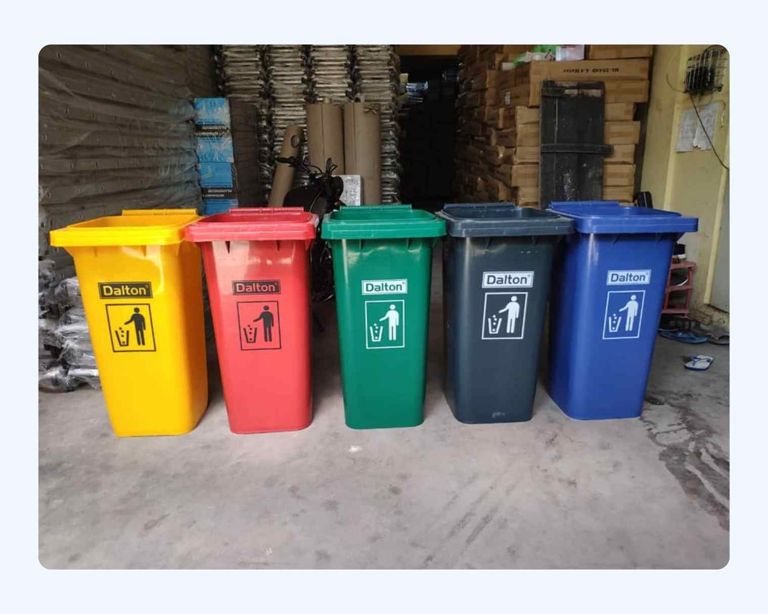 Pengadaan Tempat Sampah Dalton Beroda 100 Liter (Bisa Cetak Logo)