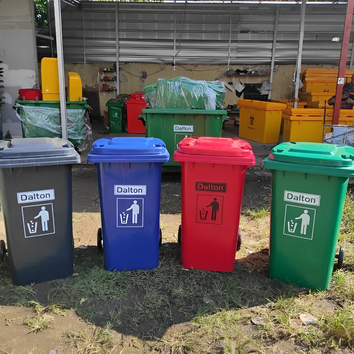 Jual Tempat Sampah 100 Liter Dengan Roda Dalton - Gambar 2