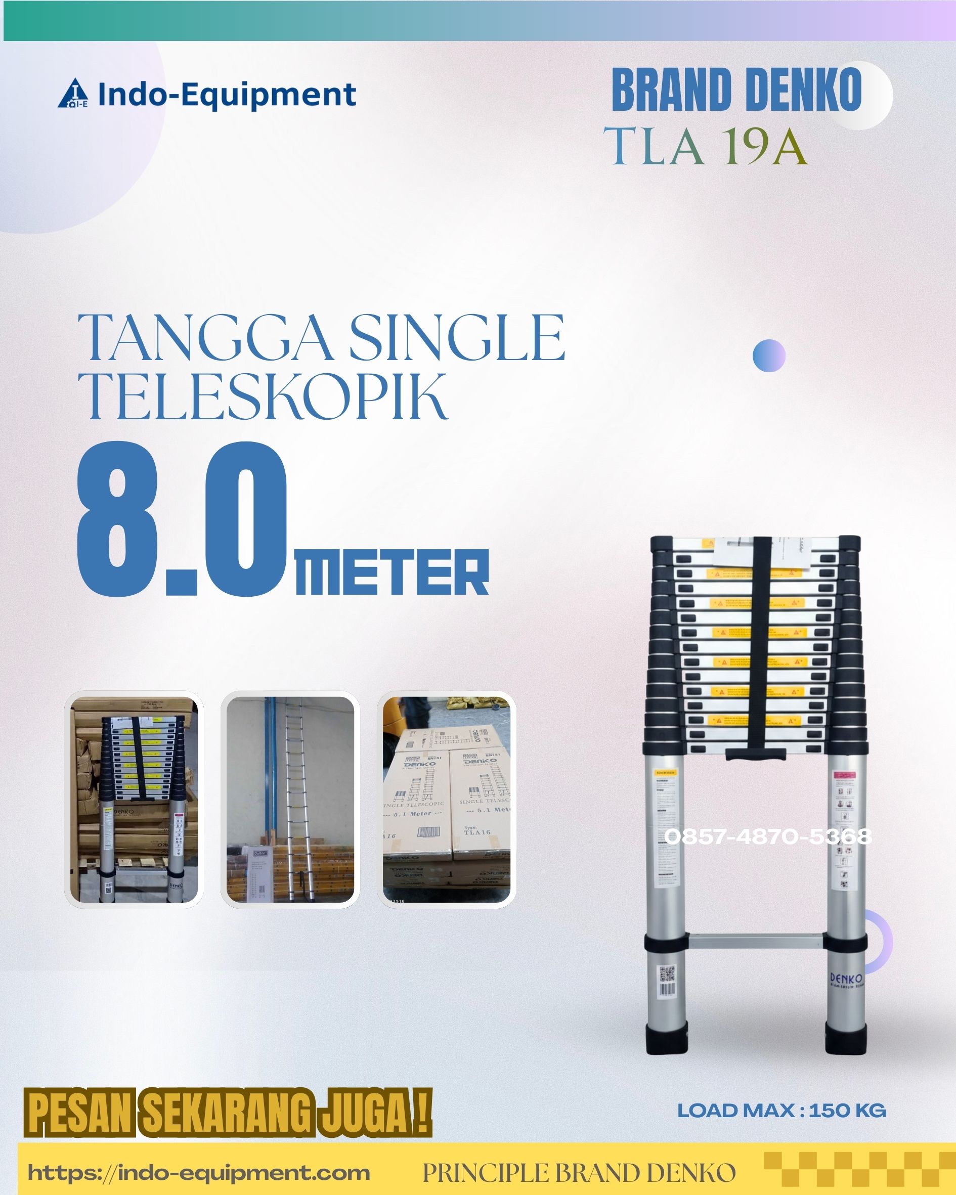 Tangga Teleskopik 8 Meter