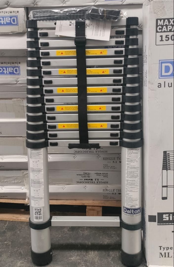 Tangga Single teleskopik 5.1 meter merk dalton ml 1007L