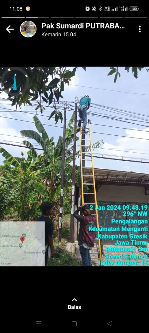 Distributor Tangga PLN Sliding Fiberglass 9.6 Meter 32 Feet - Gambar 8