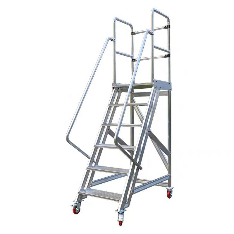 Tangga dorong Rolling Ladders Mobile stairs 2 meter depok jakarta