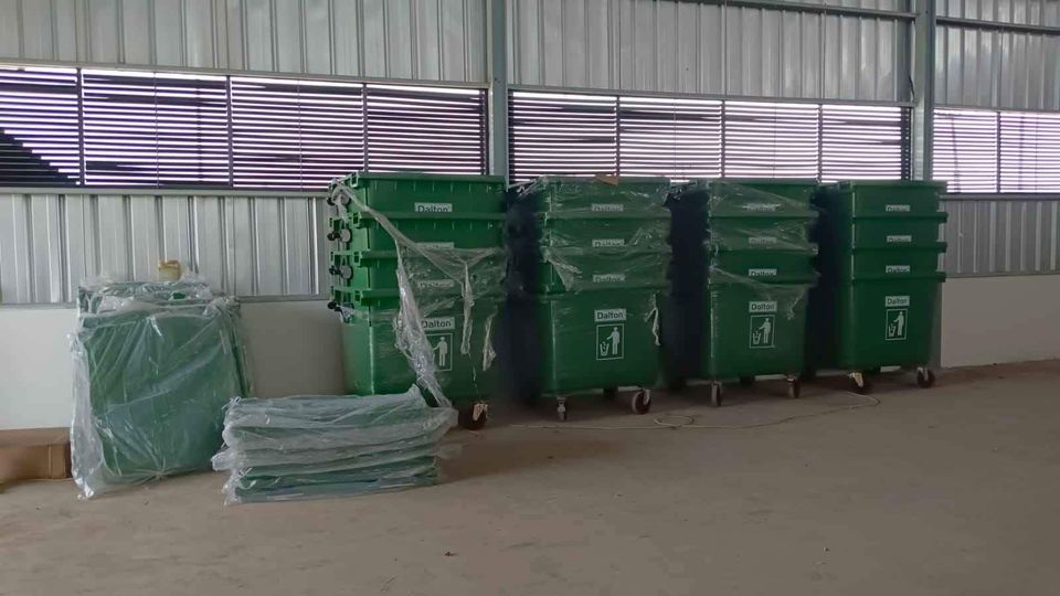 Tong sampah jumbo 1100 liter merk dalton - Gambar 3