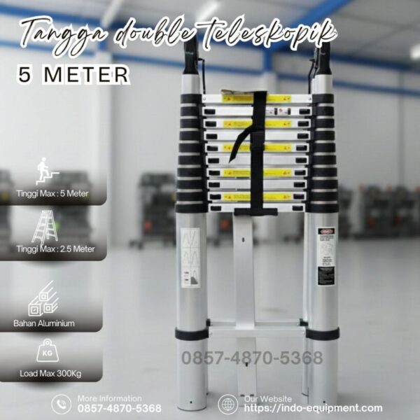 Tangga Double Teleskopik 5 Meter Dalton ML 1003D