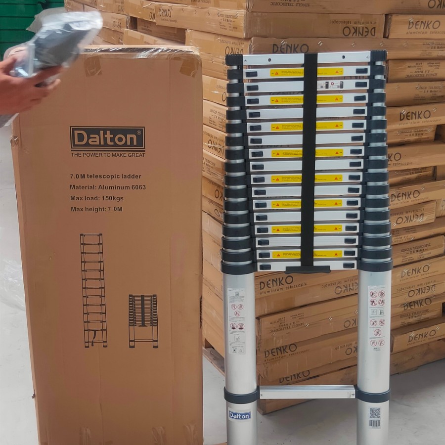Tangga single teleskopik dalton 7 meter tipe ML-1010L - Gambar 3