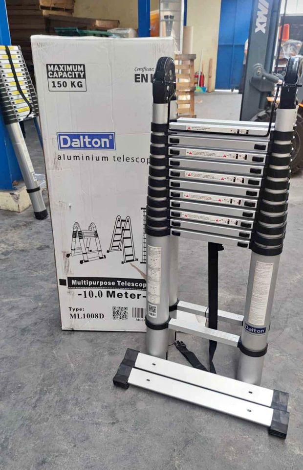 Tangga double teleskopik dalton 10 meter tipe ML-1008D Surabaya